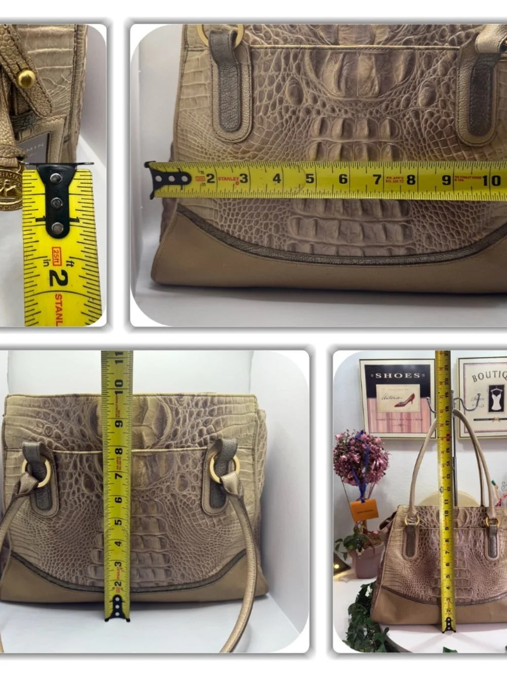 RECHERCHE BRAHMIN EXCLUSIVELY FOR DILLARD'S LIMITED EDITION CROC PURSE/HANDBAG!